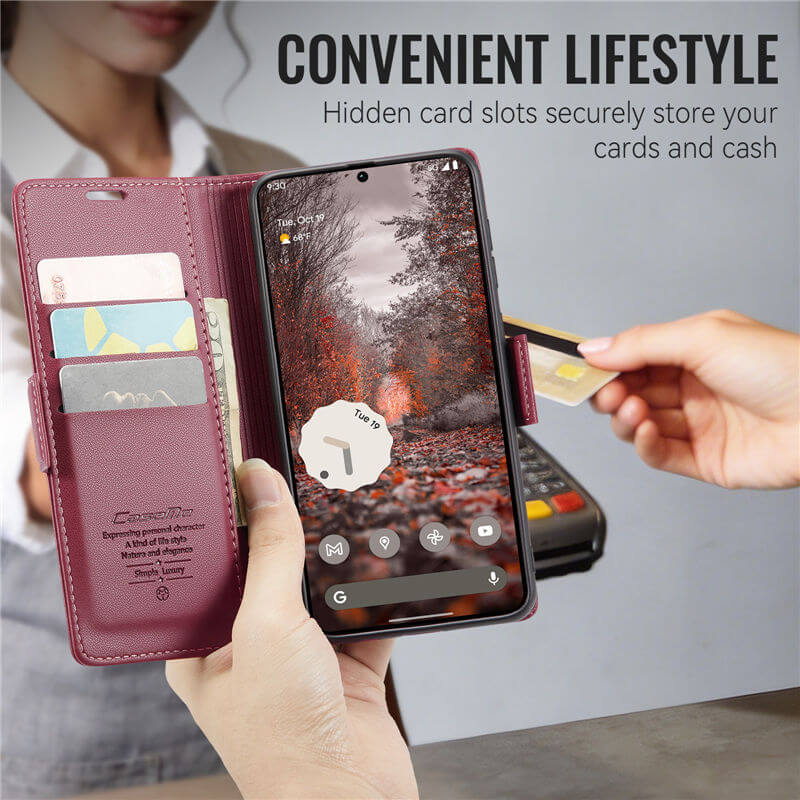 CaseMe Google Pixel 11/Pixel 11 Pro RFID Wallet Case