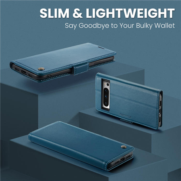 CaseMe Google Pixel 8 Pro Wallet RFID Blocking Magnetic Buckle Case