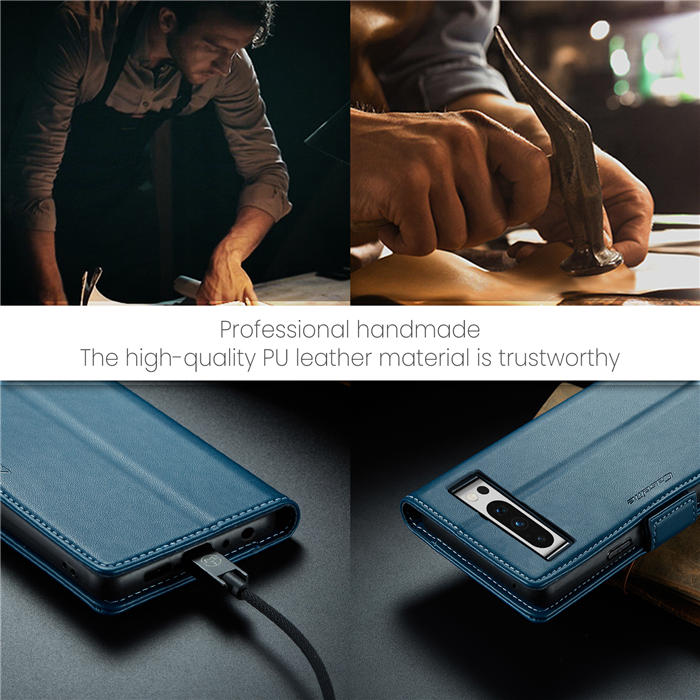 CaseMe Google Pixel 8 Pro Wallet RFID Blocking Magnetic Buckle Case