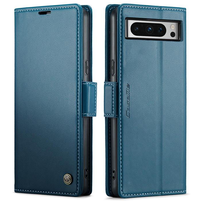 CaseMe Google Pixel 8 Pro Wallet RFID Blocking Magnetic Buckle Case
