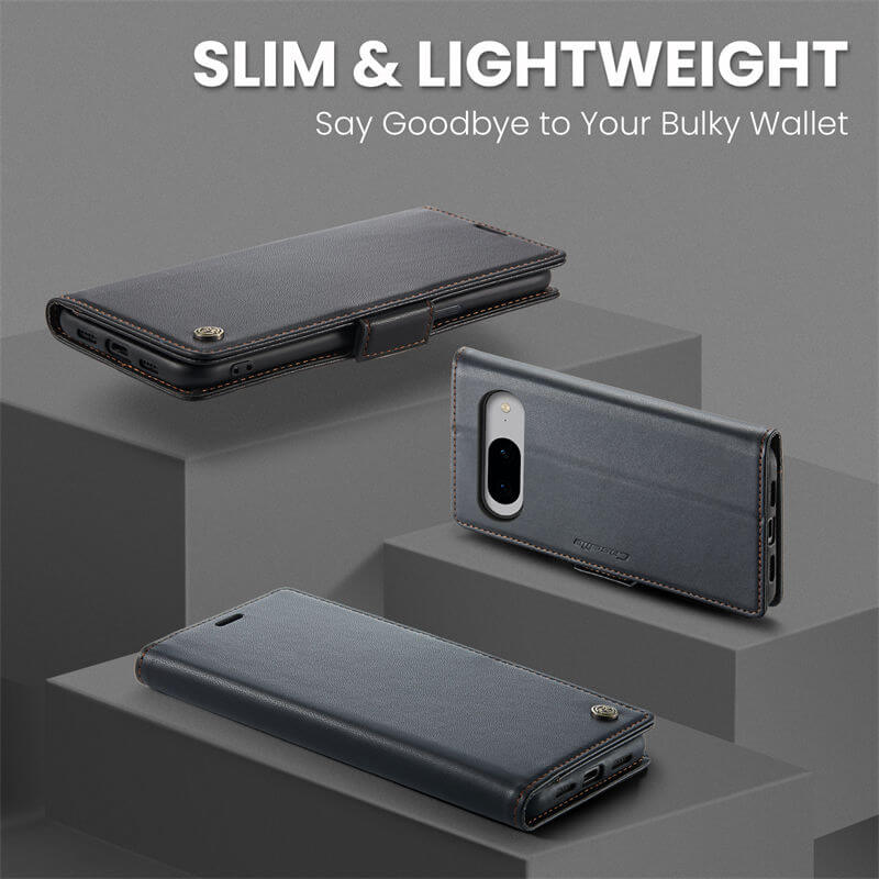 CaseMe Google Pixel 8A Wallet RFID Blocking Case
