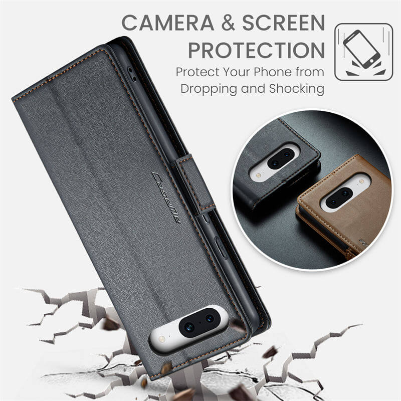 CaseMe Google Pixel 8A Wallet RFID Blocking Case