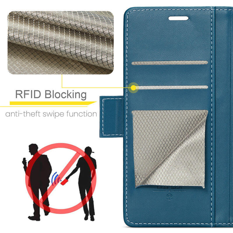 CaseMe Google Pixel 8A Wallet RFID Blocking Case