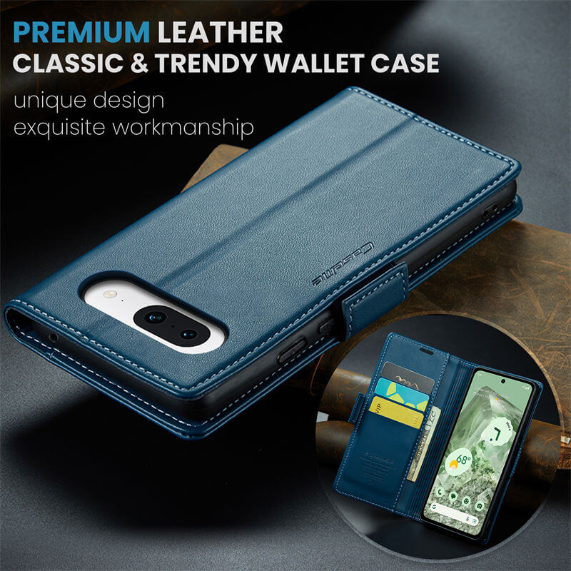 CaseMe Google Pixel 8A Wallet RFID Blocking Case