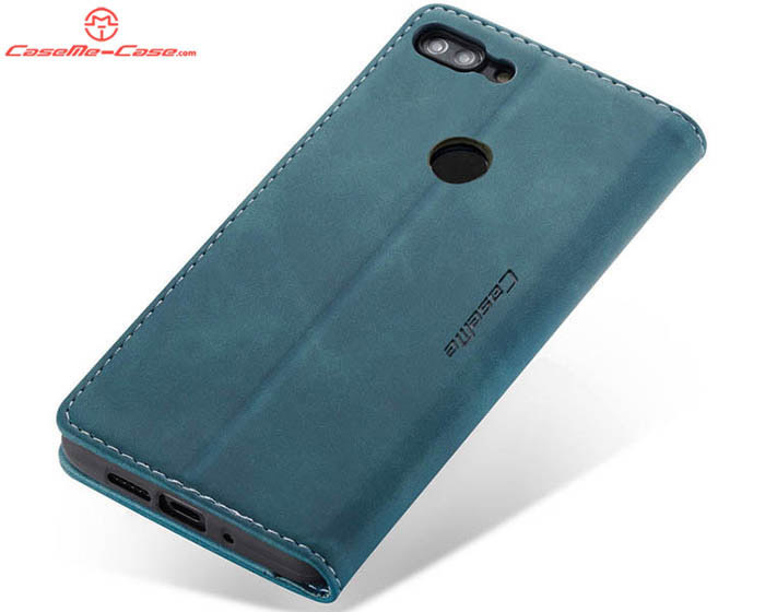 CaseMe Huawei P Smart Retro Wallet Kickstand Magnetic Flip Leather Case