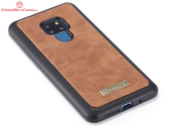 CaseMe Huawei Mate 20 Zipper Wallet Magnetic Detachable 2 in 1 Folio Flip Case