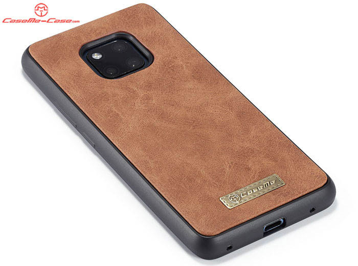 CaseMe Huawei Mate 20 Pro Zipper Wallet Magnetic Detachable 2 in 1 Folio Flip Case