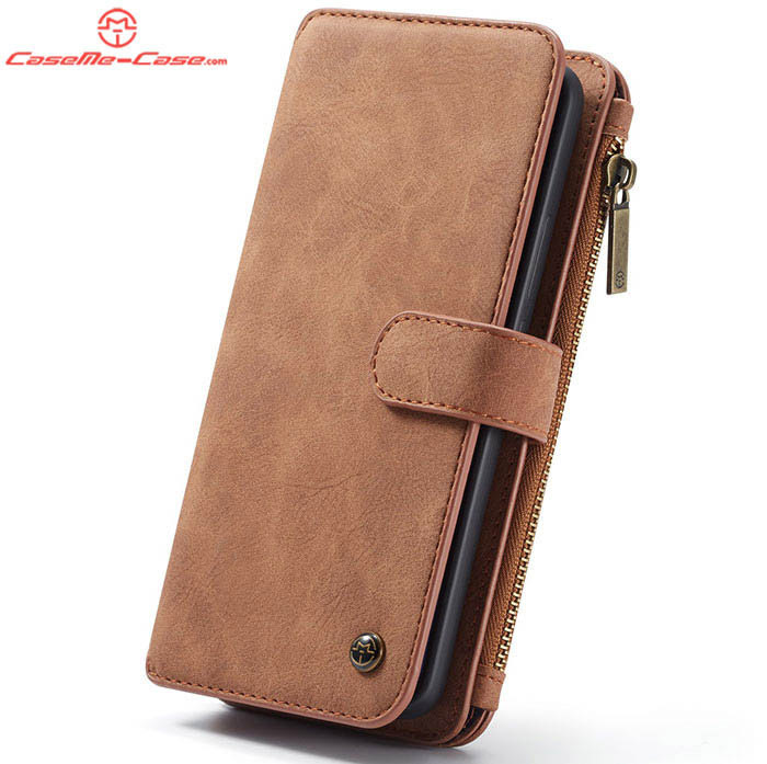 CaseMe Huawei Mate 20 Pro Zipper Wallet Magnetic Detachable 2 in 1 Folio Flip Case