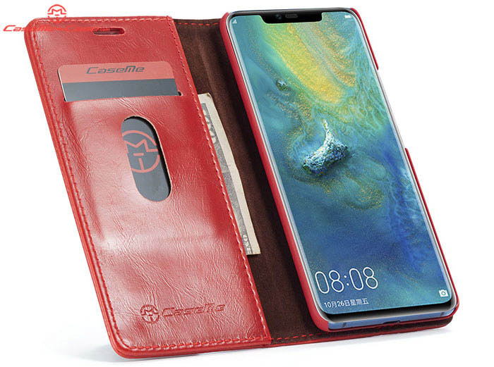 CaseMe Huawei Mate 20 Pro Magnetic Flip Wallet Stand Case