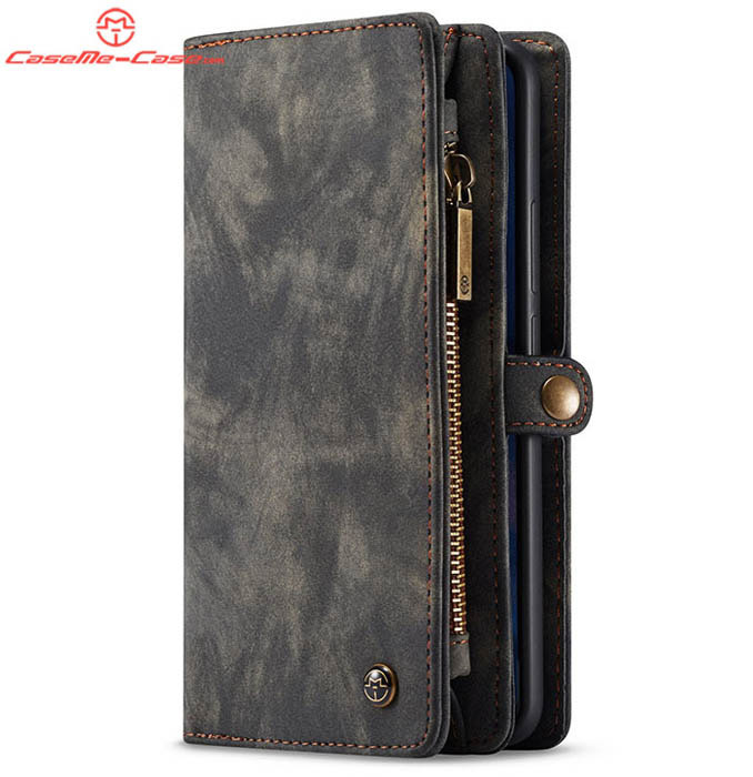 CaseMe Huawei Mate 20 Pro Zipper Wallet Magnetic Detachable 2 in 1 Folio Case