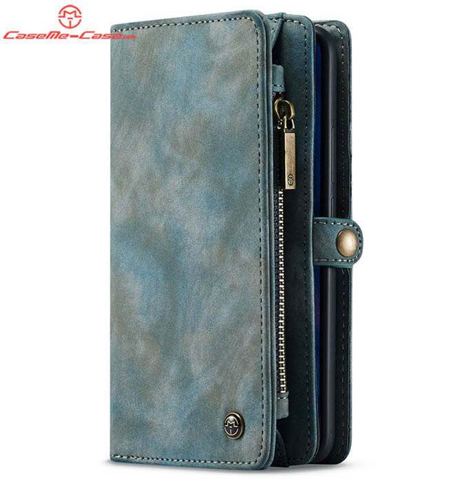 CaseMe Huawei Mate 20 Pro Zipper Wallet Magnetic Detachable 2 in 1 Folio Case