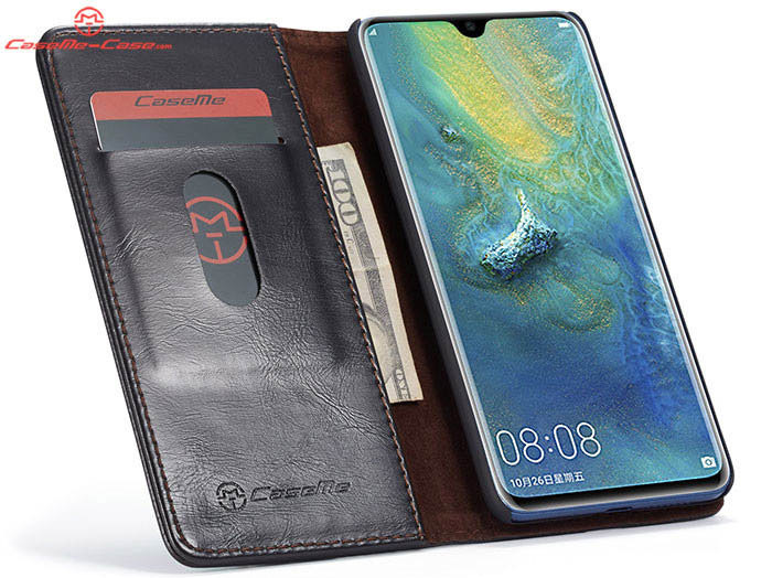 CaseMe Huawei Mate 20 Magnetic Flip Wallet Stand Case