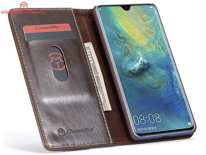 CaseMe Huawei Mate 20 Magnetic Flip Wallet Stand Case