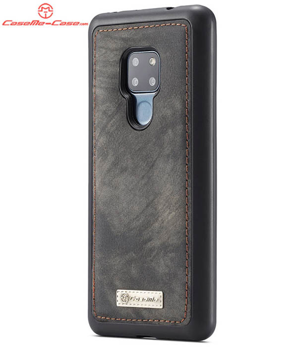 CaseMe Huawei Mate 20 Zipper Wallet Magnetic Detachable 2 in 1 Folio Case