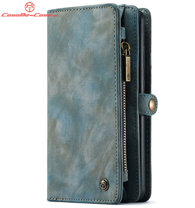 CaseMe Huawei Mate 20 Zipper Wallet Magnetic Detachable 2 in 1 Folio Case