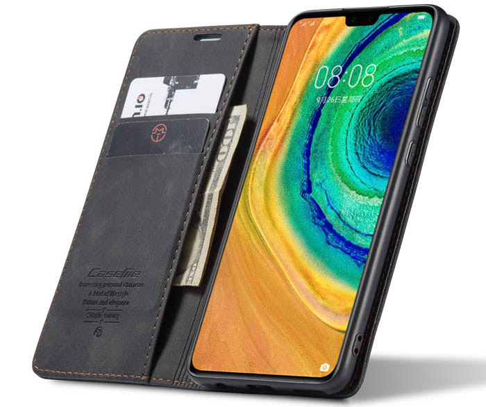 CaseMe Huawei Mate 30 Wallet Kickstand Magnetic Flip Leather Case