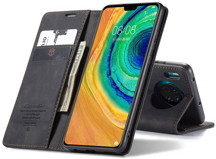 CaseMe Huawei Mate 30 Wallet Kickstand Magnetic Flip Leather Case