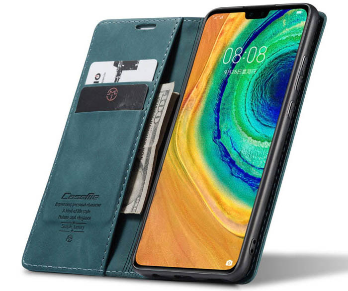 CaseMe Huawei Mate 30 Wallet Kickstand Magnetic Flip Leather Case