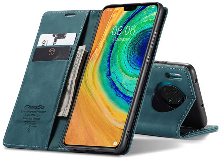 CaseMe Huawei Mate 30 Wallet Kickstand Magnetic Flip Leather Case
