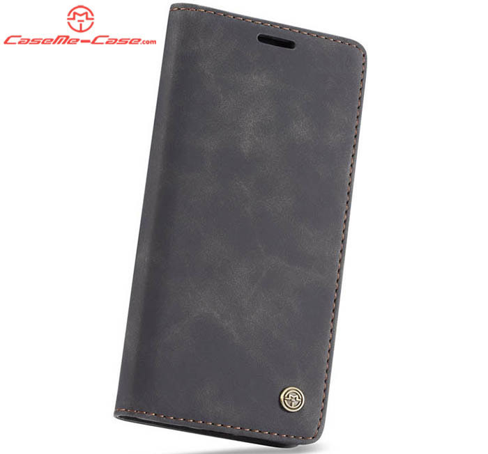 CaseMe Huawei P Smart 2019 Retro Wallet Kickstand Magnetic Flip Leather Case