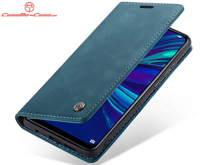 CaseMe Huawei P Smart 2019 Retro Wallet Kickstand Magnetic Flip Leather Case