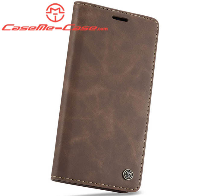 CaseMe Huawei P Smart 2019 Retro Wallet Kickstand Magnetic Flip Leather Case