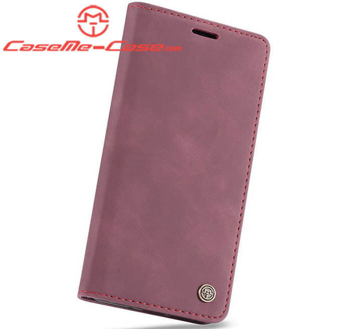 CaseMe Huawei P Smart 2019 Retro Wallet Kickstand Magnetic Flip Leather Case