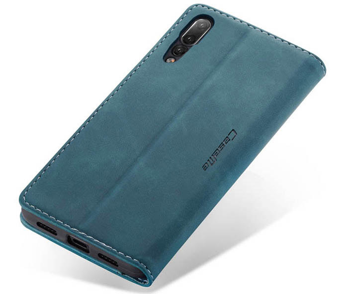 CaseMe Huawei P20 Retro Wallet Kickstand Magnetic Flip Leather Case