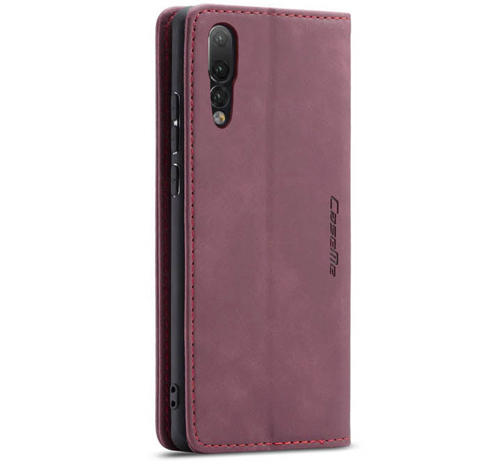 CaseMe Huawei P20 Pro Retro Wallet Kickstand Magnetic Flip Leather Case