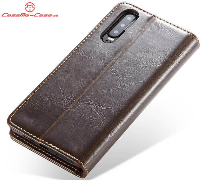 CaseMe Huawei P30 Magnetic Flip Wallet Stand Case