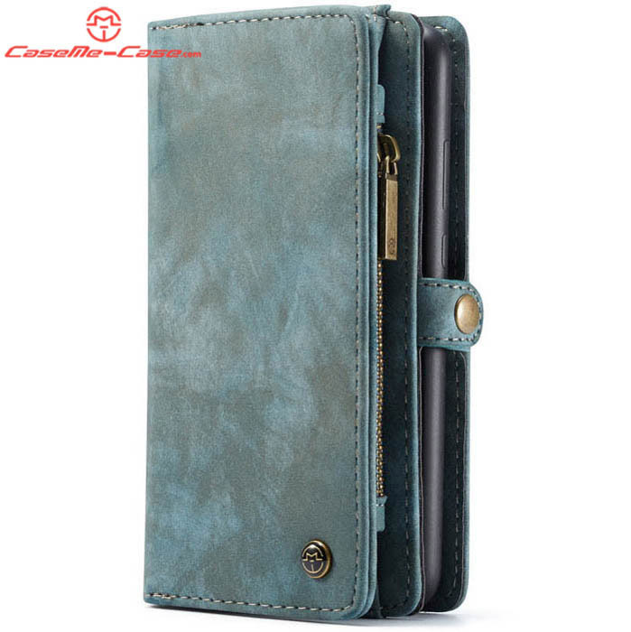 CaseMe Huawei P30 Zipper Wallet Magnetic Detachable 2 in 1 Folio Case