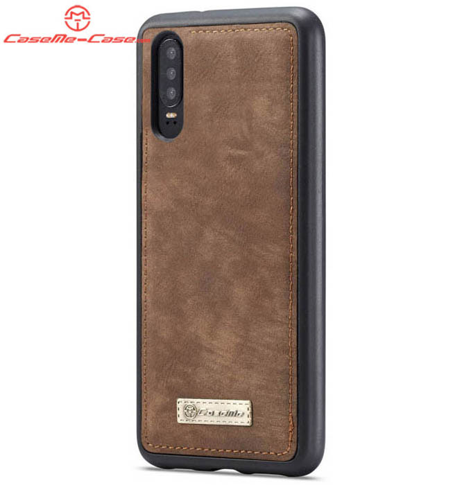 CaseMe Huawei P30 Zipper Wallet Magnetic Detachable 2 in 1 Folio Case