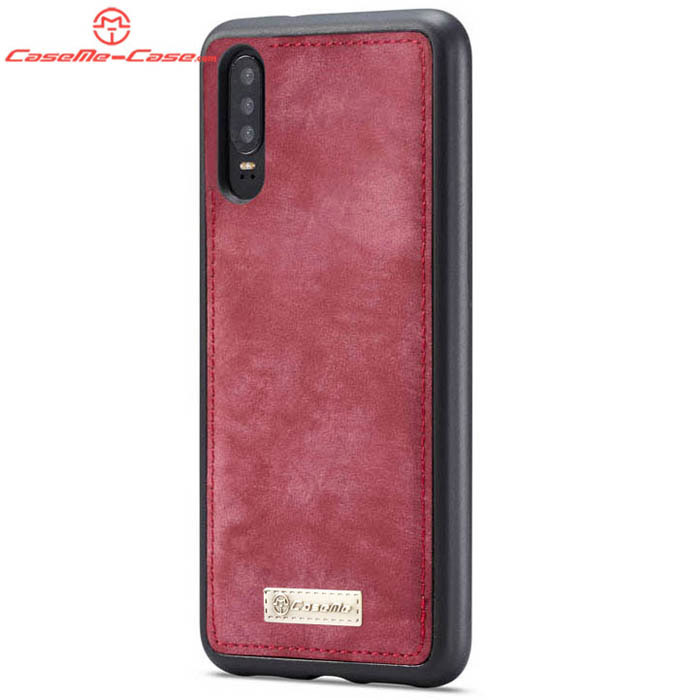 CaseMe Huawei P30 Lite Zipper Wallet Magnetic Detachable 2 in 1 Folio Case