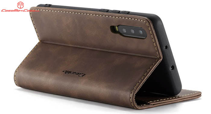 CaseMe Huawei P30 Retro Wallet Kickstand Magnetic Flip Leather Case
