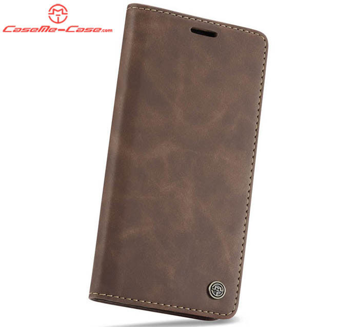CaseMe Huawei P30 Retro Wallet Kickstand Magnetic Flip Leather Case
