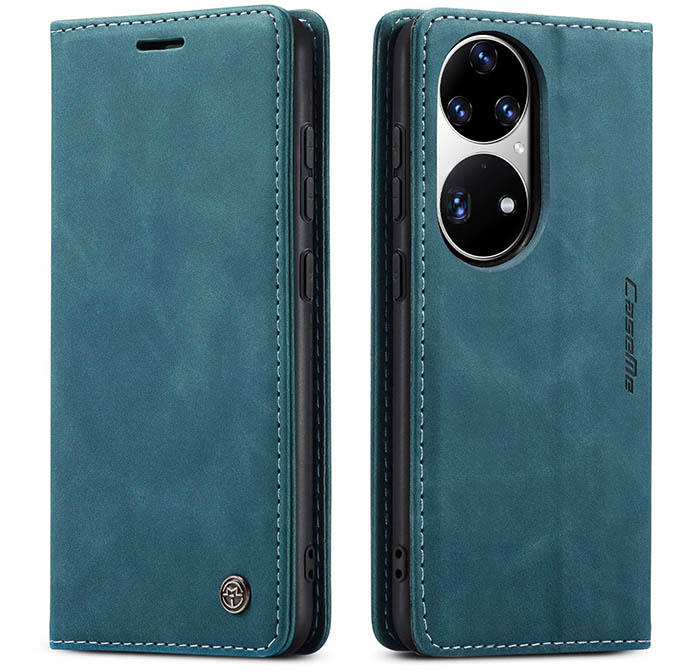 CaseMe Huawei P50 Pro Wallet Kickstand Magnetic Flip Leather Case