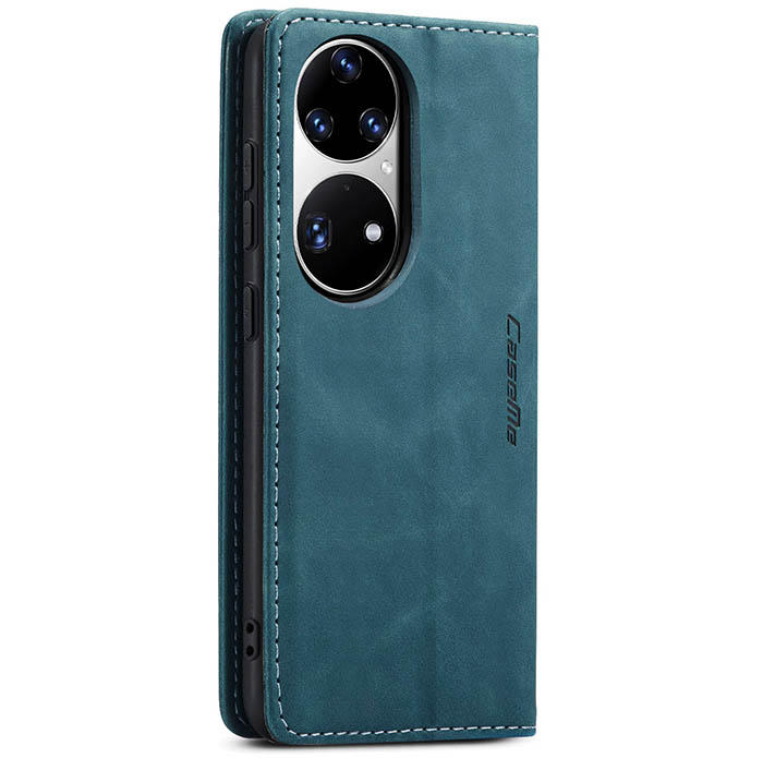 CaseMe Huawei P50 Pro Wallet Kickstand Magnetic Flip Leather Case