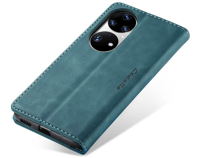 CaseMe Huawei P50 Pro Wallet Kickstand Magnetic Flip Leather Case