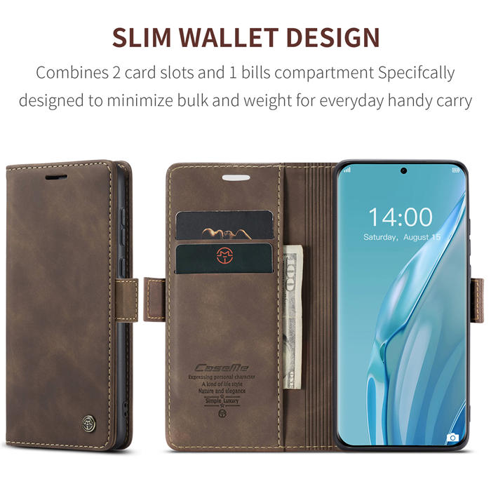 CaseMe Huawei P60 Art Wallet kickstand Magnetic Leather Case