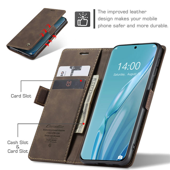 CaseMe Huawei P60 Art Wallet kickstand Magnetic Leather Case
