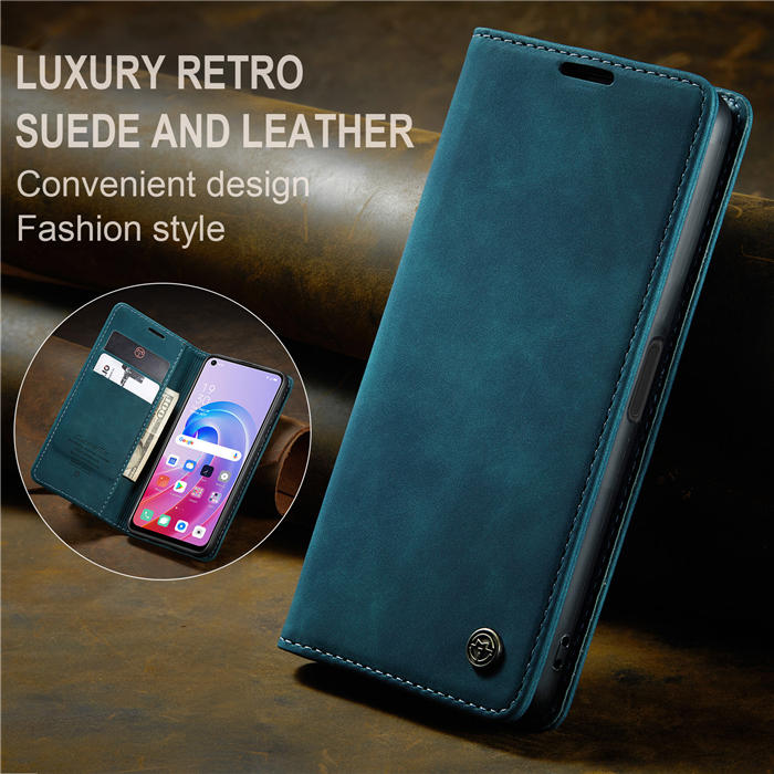 CaseMe OPPO K10 4G/OPPO A36 4G Wallet Suede Leather Case