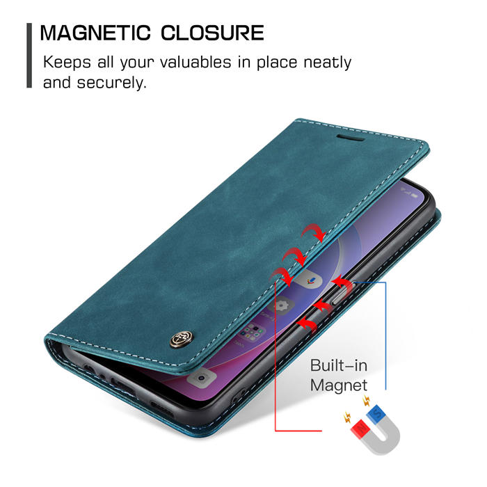 CaseMe OPPO K10 4G/OPPO A36 4G Wallet Suede Leather Case