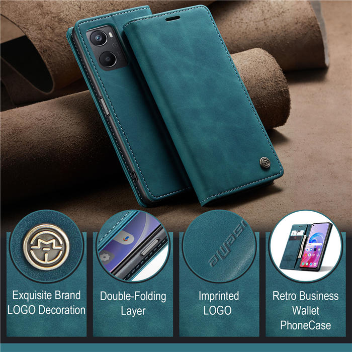 CaseMe OPPO K10 4G/OPPO A36 4G Wallet Suede Leather Case