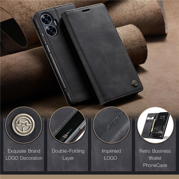 CaseMe Reamle C55 Wallet Suede Leather Case