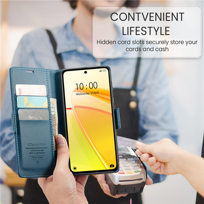 CaseMe Reamle C55 Wallet RFID Blocking Magnetic Buckle Case