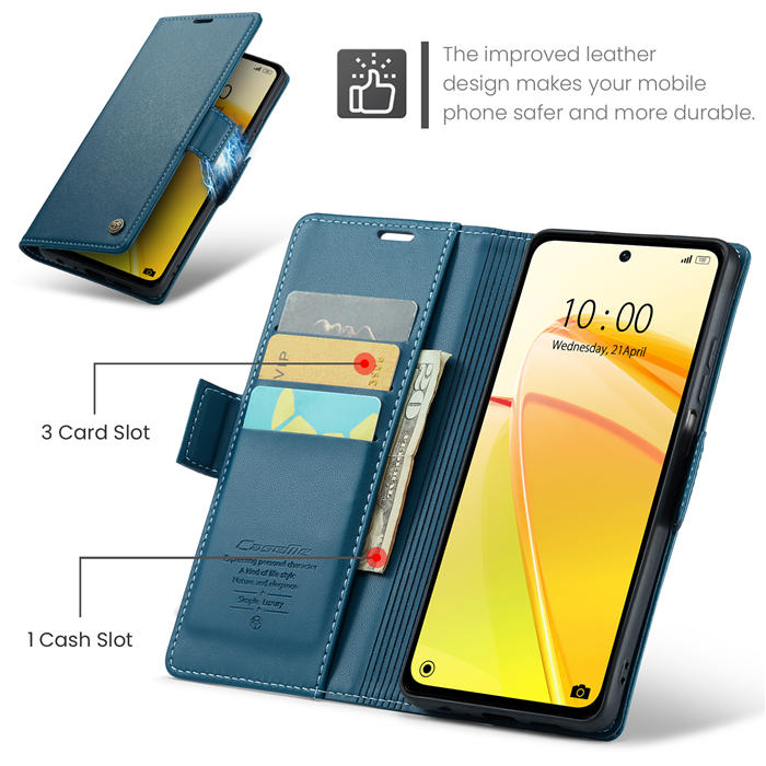 CaseMe Reamle C55 Wallet RFID Blocking Magnetic Buckle Case