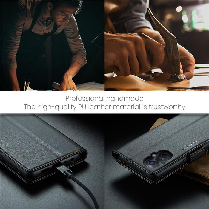CaseMe OPPO Reno8 Z/OPPO Reno8 Lite/OPPO Reno7 Z/OPPO Reno7 Lite/OPPO F21 Pro 5G Wallet RFID Blocking Magnetic Buckle Case