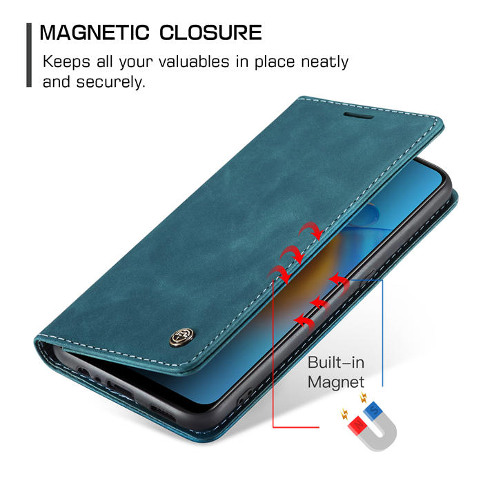 CaseMe OPPO Reno6 Lite 4G/OPPO A95 4G/OPPO F19S Wallet Suede Leather Case