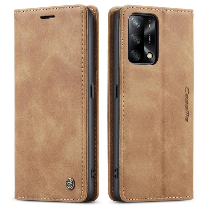 CaseMe OPPO Reno6 Lite 4G/OPPO A95 4G/OPPO F19S Wallet Suede Leather Case