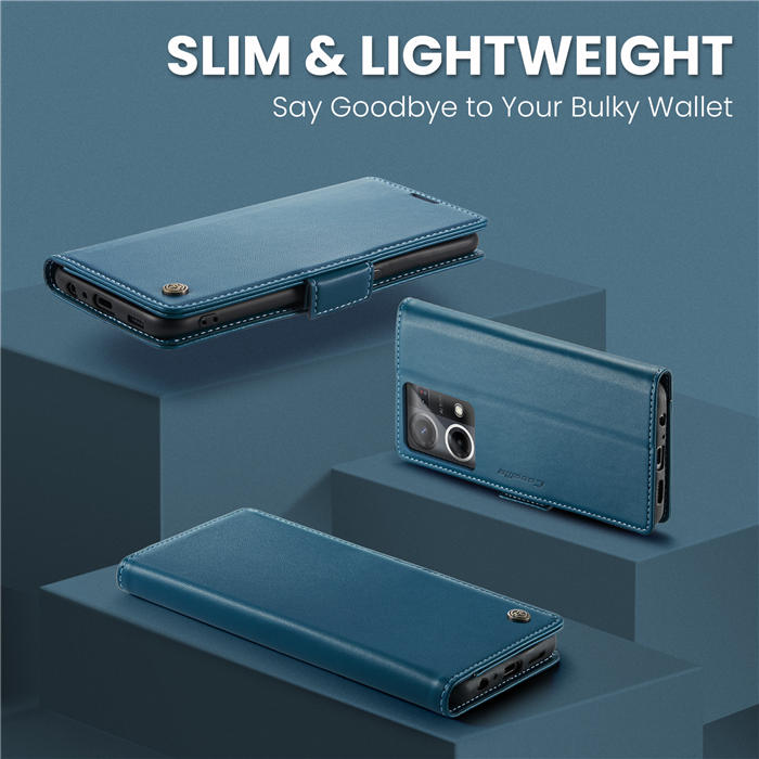 CaseMe OPPO Reno8 4G Wallet RFID Blocking Magnetic Buckle Case